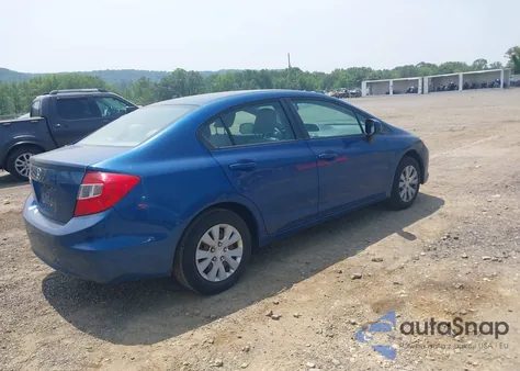 2012 Honda Civic Lx z USA, uszkodzony, nr VIN 19XFB2F50CE342871